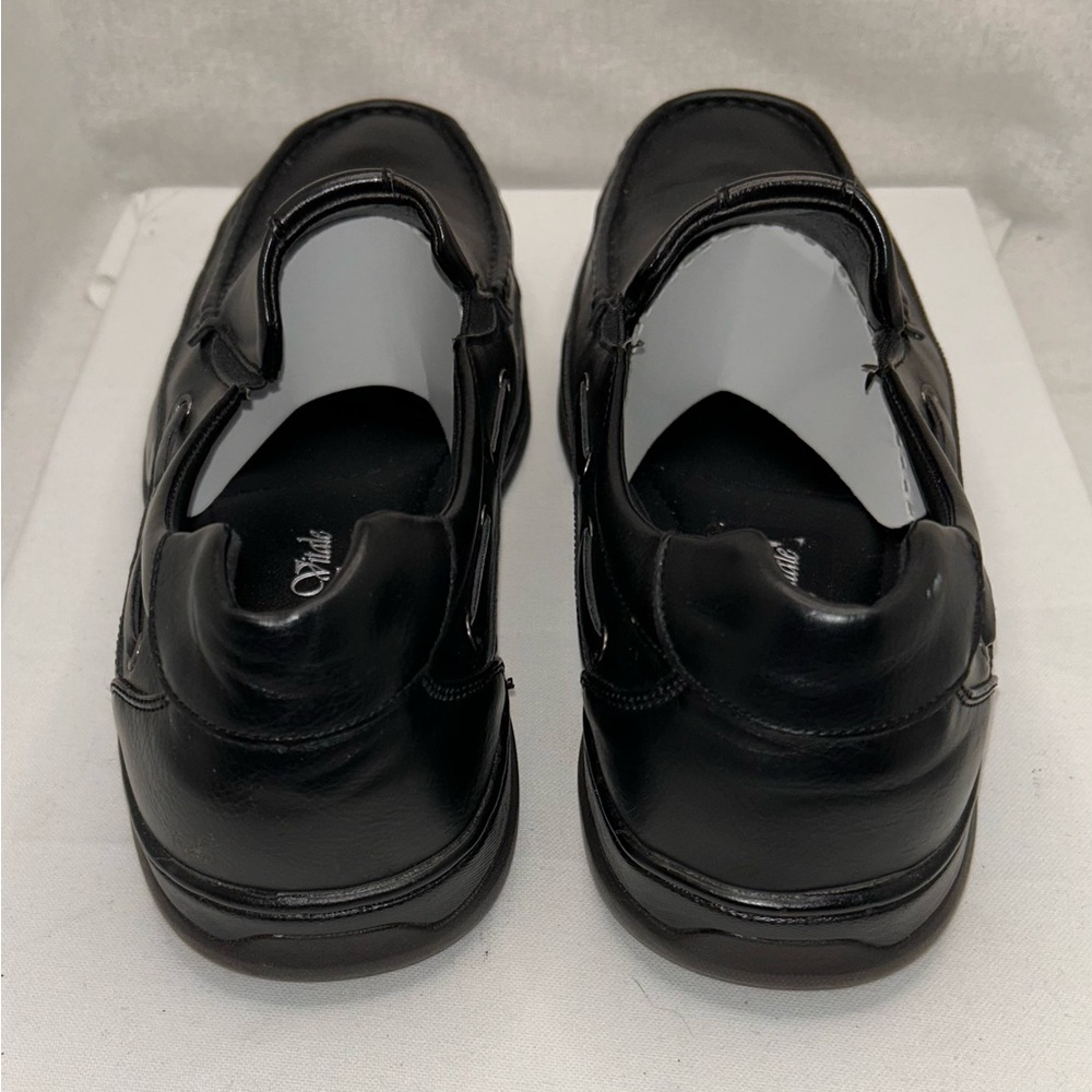 Marco Vitale Men's Casual Slip On Shoes 11 Black Leather - Picture 4 of 5